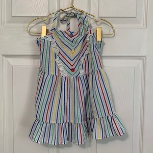 Vintage King Kole Girls Halter Top Shirt Blouse